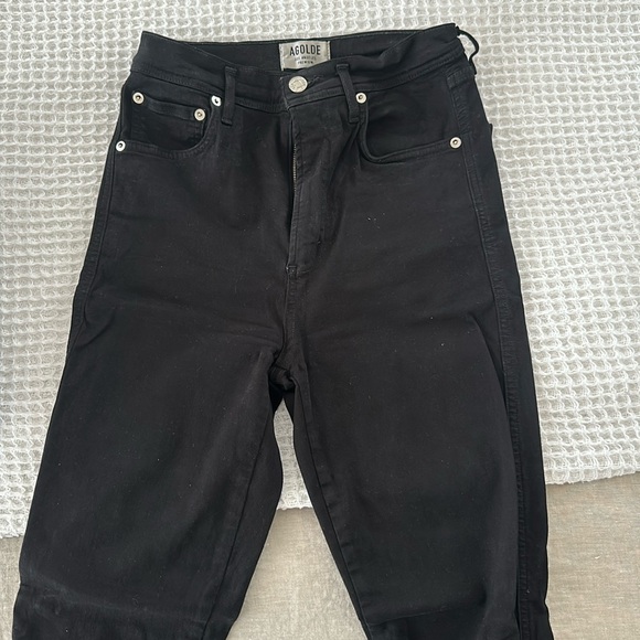 Agolde Black Skinny Jeans - Picture 1 of 7